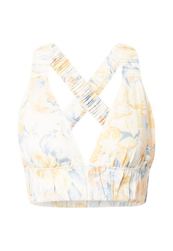 Abercrombie & Fitch Top  bianco / arancione / blu