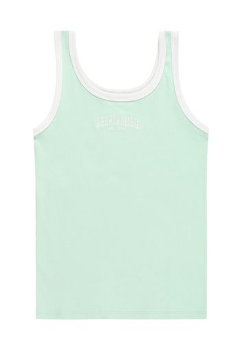 Abercrombie & Fitch Top 'MAR'  menta / bianco