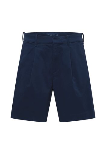 Abercrombie & Fitch Pantaloni con pieghe  navy