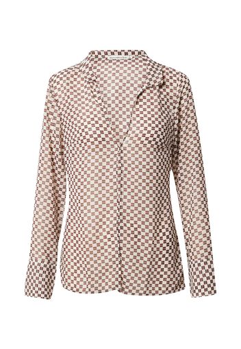 Abercrombie & Fitch Camicia da donna  marrone / offwhite