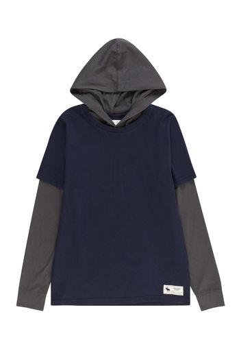 Abercrombie & Fitch Maglietta  navy / grigio scuro / bianco naturale