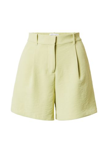 Abercrombie & Fitch Pantaloni con pieghe  verde pastello