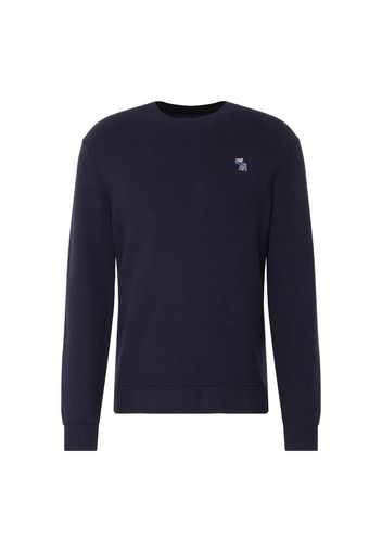 Abercrombie & Fitch Pullover  blu notte / blu chiaro / bianco