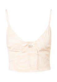 Abercrombie & Fitch Top  giallo pastello / bianco