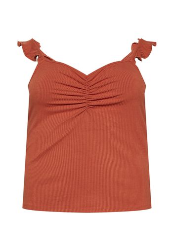 ABOUT YOU Curvy Top 'Hale '  rosso ruggine