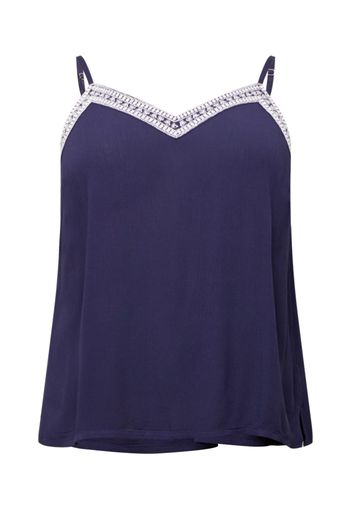 ABOUT YOU Curvy Top 'Juliette'  bianco / blu scuro