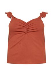 ABOUT YOU Curvy Top 'Hale '  rosso ruggine