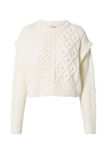ABOUT YOU x Laura Giurcanu Pullover 'Melanie'  offwhite