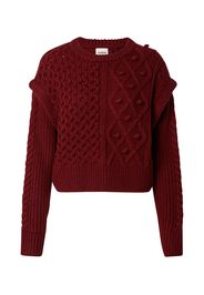 ABOUT YOU x Laura Giurcanu Pullover 'Melanie'  rosso scuro