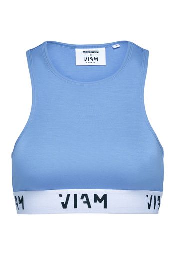 ABOUT YOU x VIAM Studio Top  blu / nero / bianco