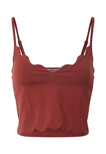 ABOUT YOU Top 'Auguste'  rosso ruggine