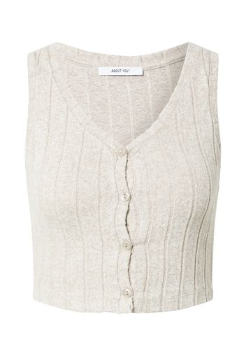 ABOUT YOU Top in maglia 'Dilane'  crema