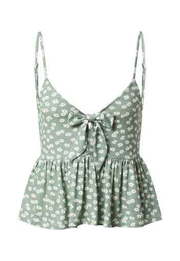 ABOUT YOU Top 'Aurelia'  menta / bianco / nero