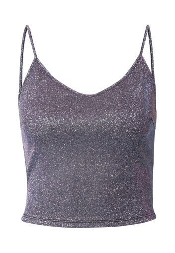 ABOUT YOU Top 'Tasha'  blu scuro / rosa / argento