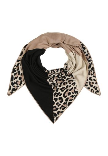 ABOUT YOU Foulard 'Stefanie'  beige / beige scuro / nero