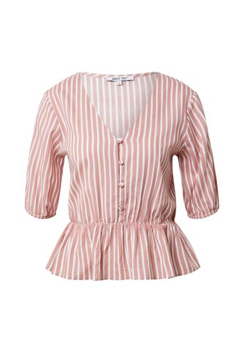 ABOUT YOU Camicia da donna 'Linn'  rosa antico / bianco