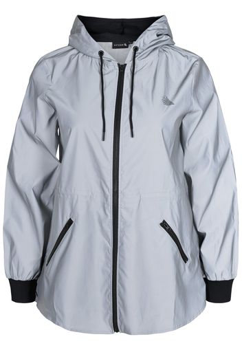 Active by Zizzi Jacke  argento / nero