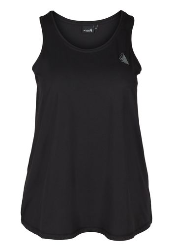 Active by Zizzi Top sportivo  nero / bianco