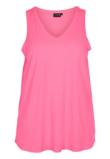 Active by Zizzi Top sportivo 'ABASIC'  rosa neon