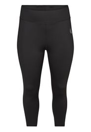 Active by Zizzi Pantaloni sportivi 'Abasic'  nero / bianco