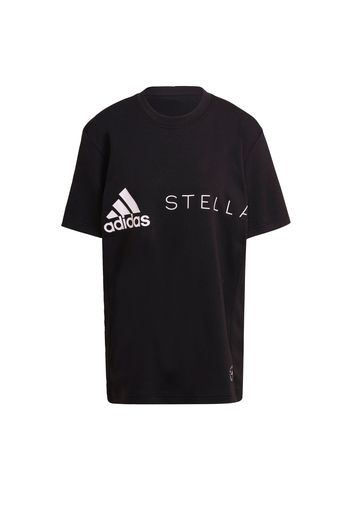 ADIDAS BY STELLA MCCARTNEY Maglia funzionale  nero / bianco