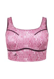 adidas by Stella McCartney Top sportivo  bianco / rosa scuro