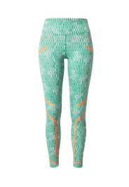 adidas by Stella McCartney Pantaloni sportivi  verde / arancione / bianco