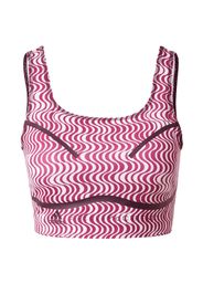 adidas by Stella McCartney Top sportivo 'True Purpose'  bianco / rosa scuro / nero