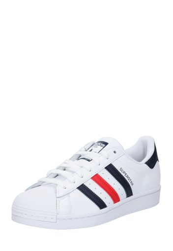 ADIDAS ORIGINALS Sneaker bassa 'Superstar'  bianco / navy / rosso