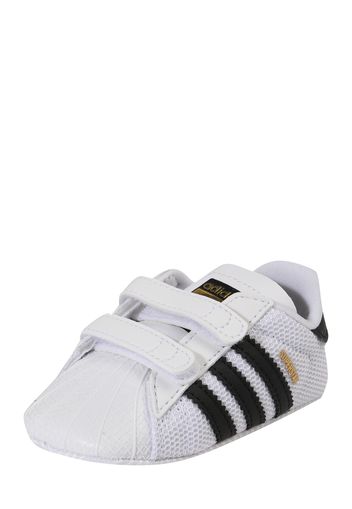 ADIDAS ORIGINALS Scarpina primi passi 'Superstar Crib'  bianco / nero