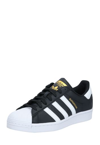 ADIDAS ORIGINALS Sneaker bassa 'Superstar'  nero / bianco / oro