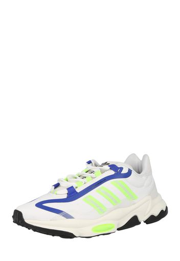 ADIDAS ORIGINALS Sneaker bassa 'OZWEEGO PURE'  bianco / verde neon / blu reale