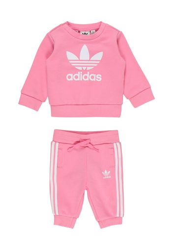 ADIDAS ORIGINALS Tuta da jogging  bianco / rosa antico