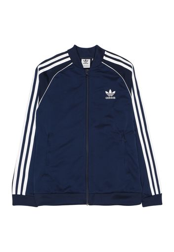 ADIDAS ORIGINALS Giacca di felpa  blu scuro / bianco