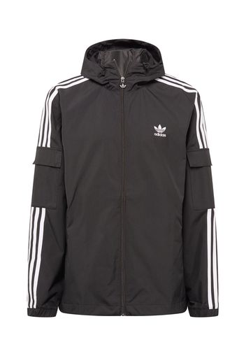 ADIDAS ORIGINALS Giacca di mezza stagione 'Adicolor'  nero / bianco