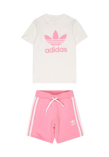 ADIDAS ORIGINALS Tuta da jogging  bianco / rosa