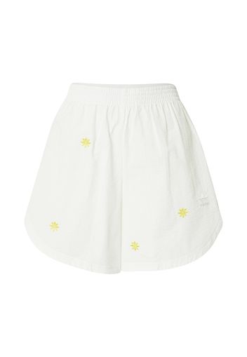 ADIDAS ORIGINALS Pantaloni  bianco / limone