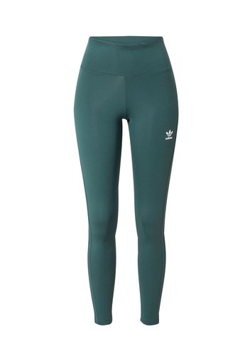 ADIDAS ORIGINALS Leggings  verde scuro / bianco