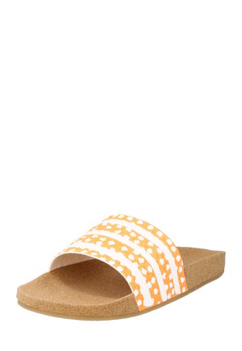 ADIDAS ORIGINALS Scarpe da spiaggia / da bagno 'Adilette'  arancione / bianco