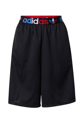 ADIDAS ORIGINALS Pantaloni  nero / rosso fuoco / blu reale / bianco