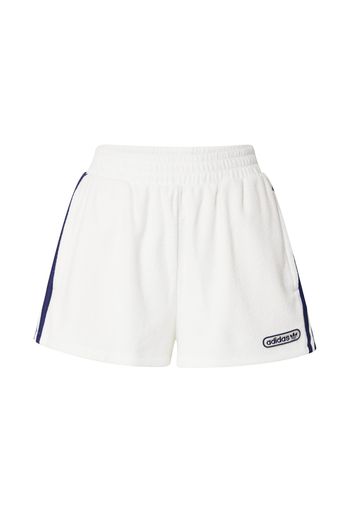 ADIDAS ORIGINALS Pantaloni  bianco / blu scuro