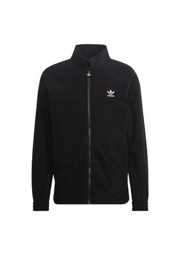 ADIDAS ORIGINALS Giacca di pile  nero / bianco