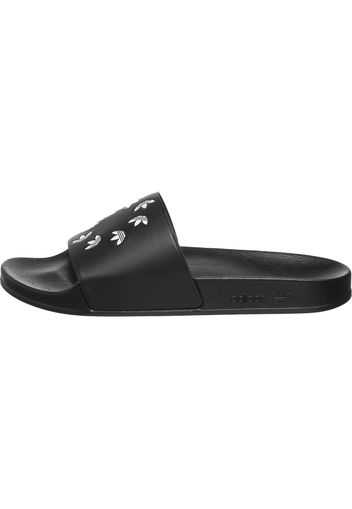 ADIDAS ORIGINALS Zoccoletto 'Adilette'  nero / bianco