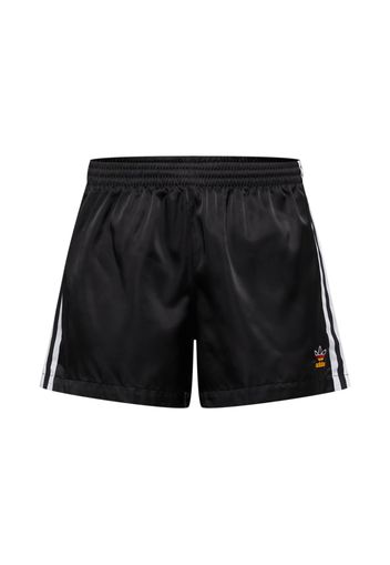 ADIDAS ORIGINALS Pantaloni  oro / nero / bianco