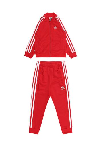 ADIDAS ORIGINALS Tuta da jogging  rosso / bianco