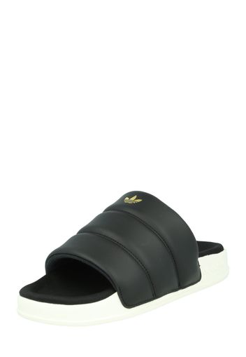 ADIDAS ORIGINALS Zoccoletto 'ADILETTE'  oro / nero