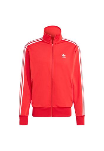 ADIDAS ORIGINALS Giacca di felpa  rosso / bianco