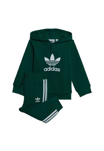 ADIDAS ORIGINALS Tuta da jogging  verde scuro / bianco