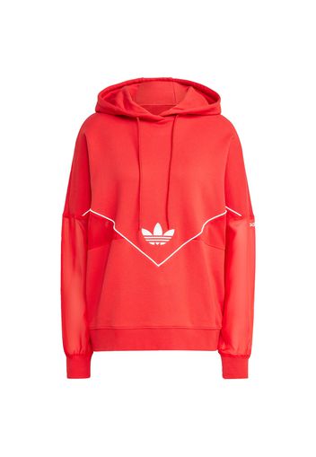 ADIDAS ORIGINALS Felpa  rosso / bianco