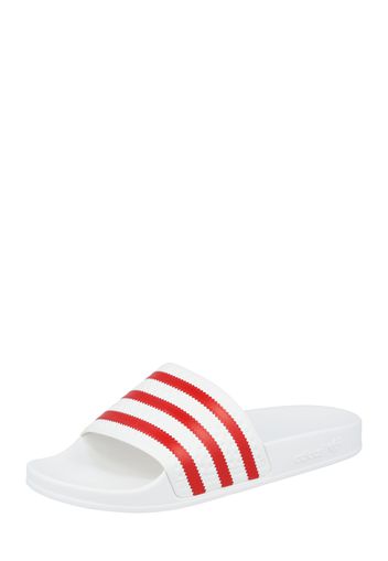 ADIDAS ORIGINALS Zoccoletto 'ADILETTE'  rosso / bianco